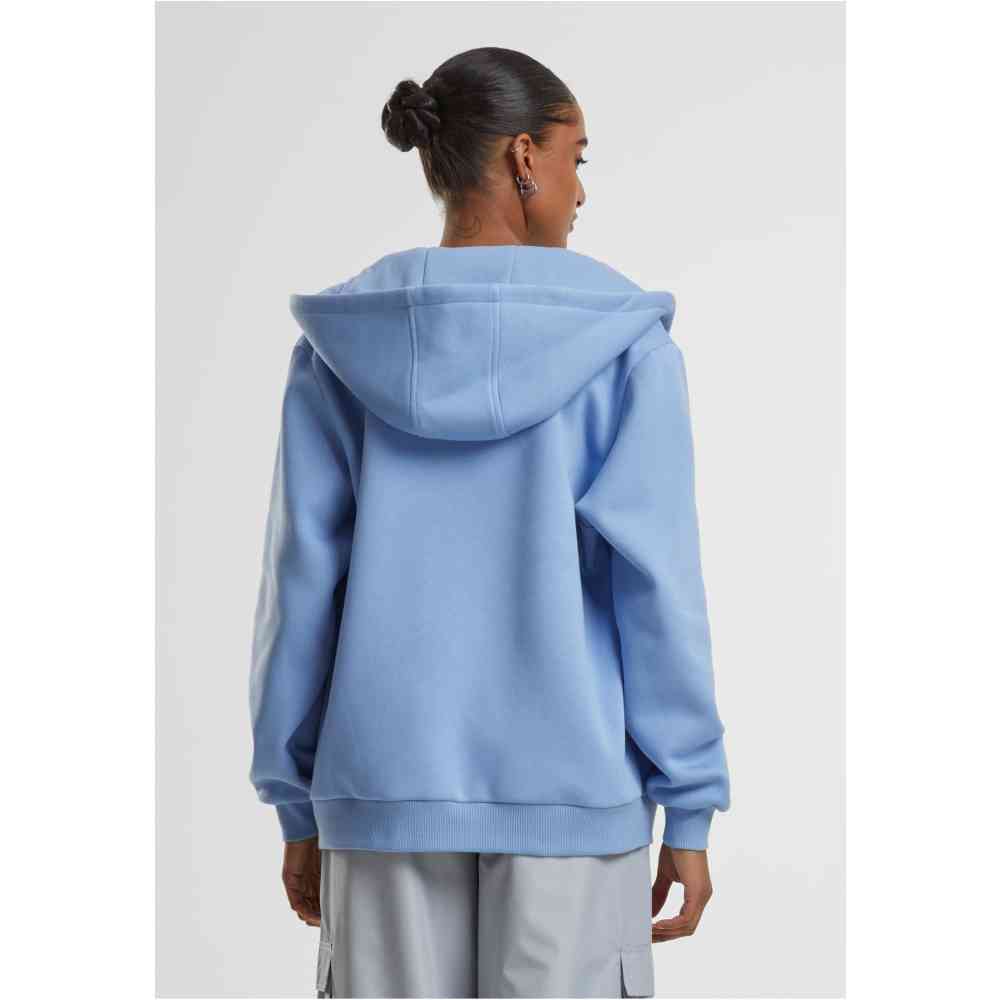 Urban Classics - Fluffy Kapuzenpullover mit Reißverschluss - Blau